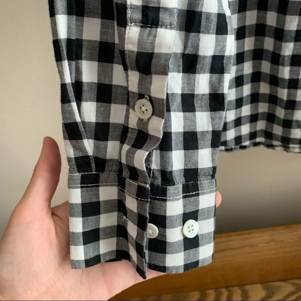Joie Cezanne Gingham Button Down Blouse - image 6